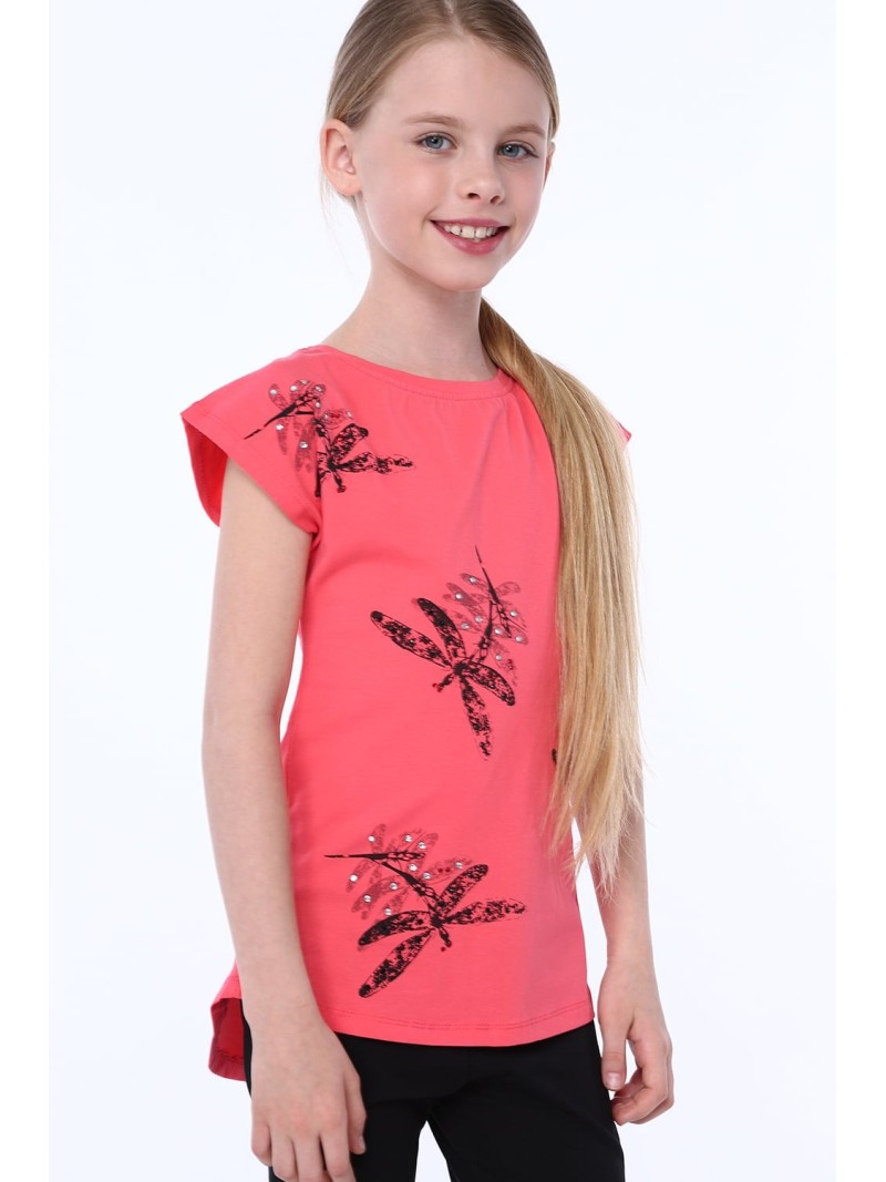 Coral dragonfly girls\' T-shirt NDZ8315 - Online store - Boutique